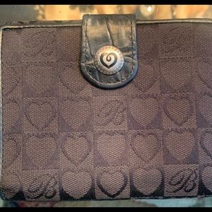 Brighton canvas/leather wallet
